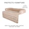 Pet Adobe Furniture Protector Pet Cover for Dogs and Cats with Shredded Memory Foam filled 35" x 35", Beige 745407VEG - alternate 2